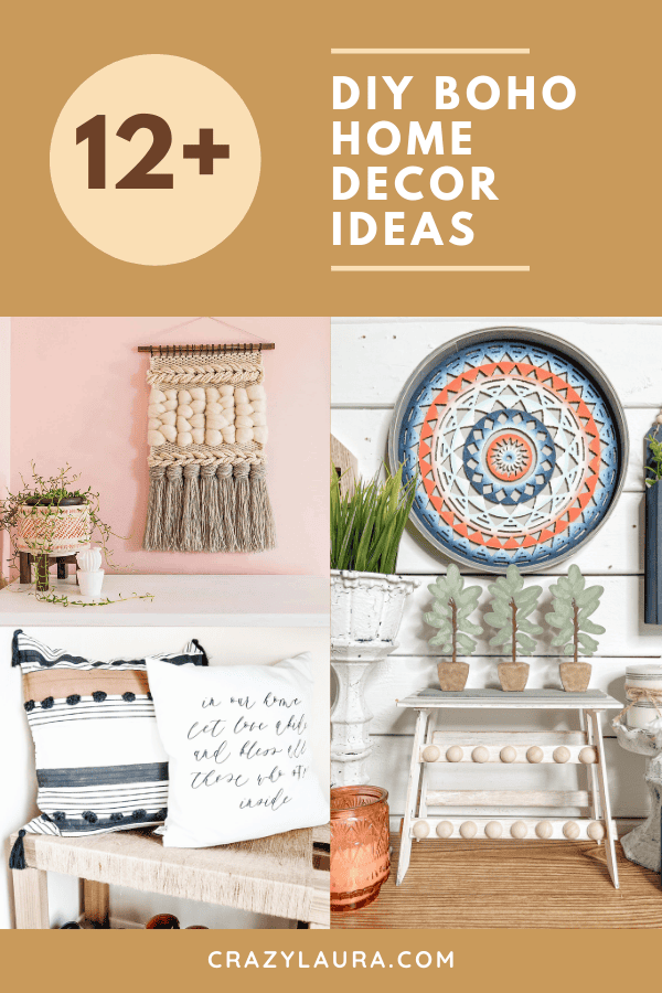 boho DIY home decor projects under $50 diagram