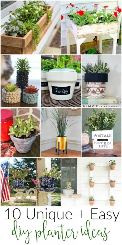 budget DIY planter ideas for home decor diagram