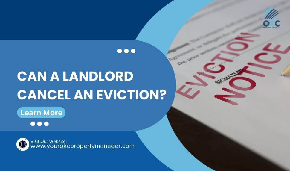 can a landlord cancel an eviction illustration