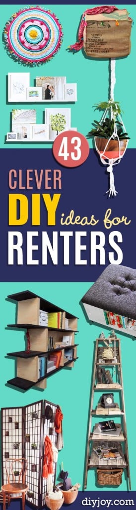 cheap DIY bedroom decor ideas for renters illustration