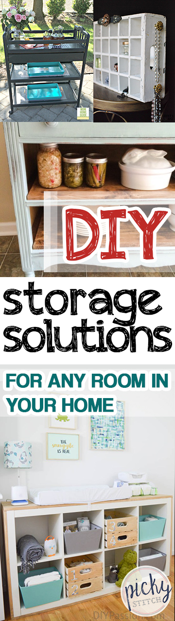 cheap DIY storage solutions home decor illustration