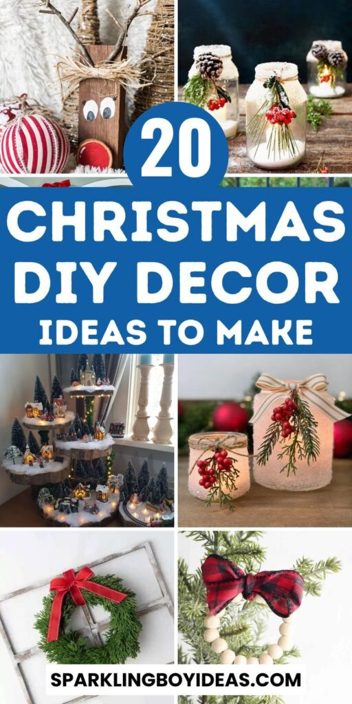 christmas DIY home decor projects cheap diagram