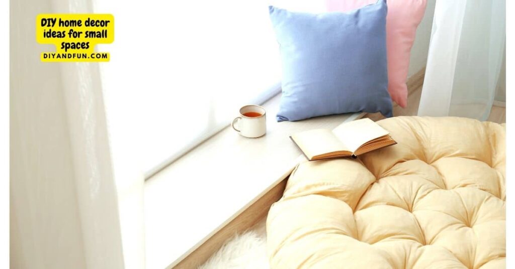 creative DIY home decor projects for small spaces visual guide