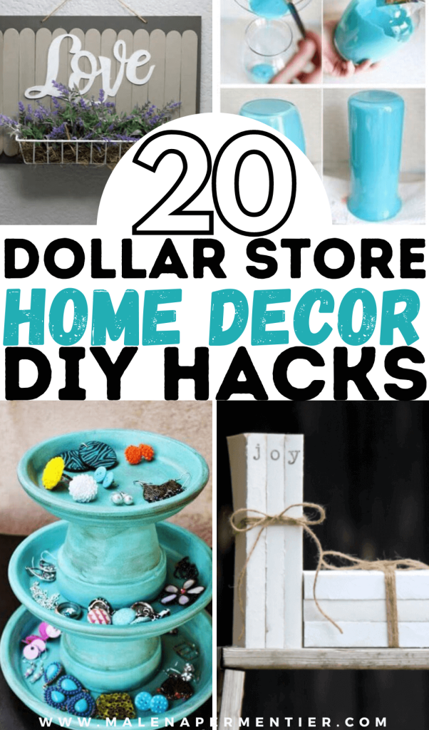 dollar store DIY home decor projects for beginners example