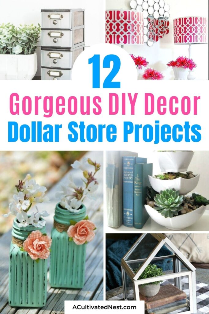 dollar store DIY home decor projects for beginners visual guide