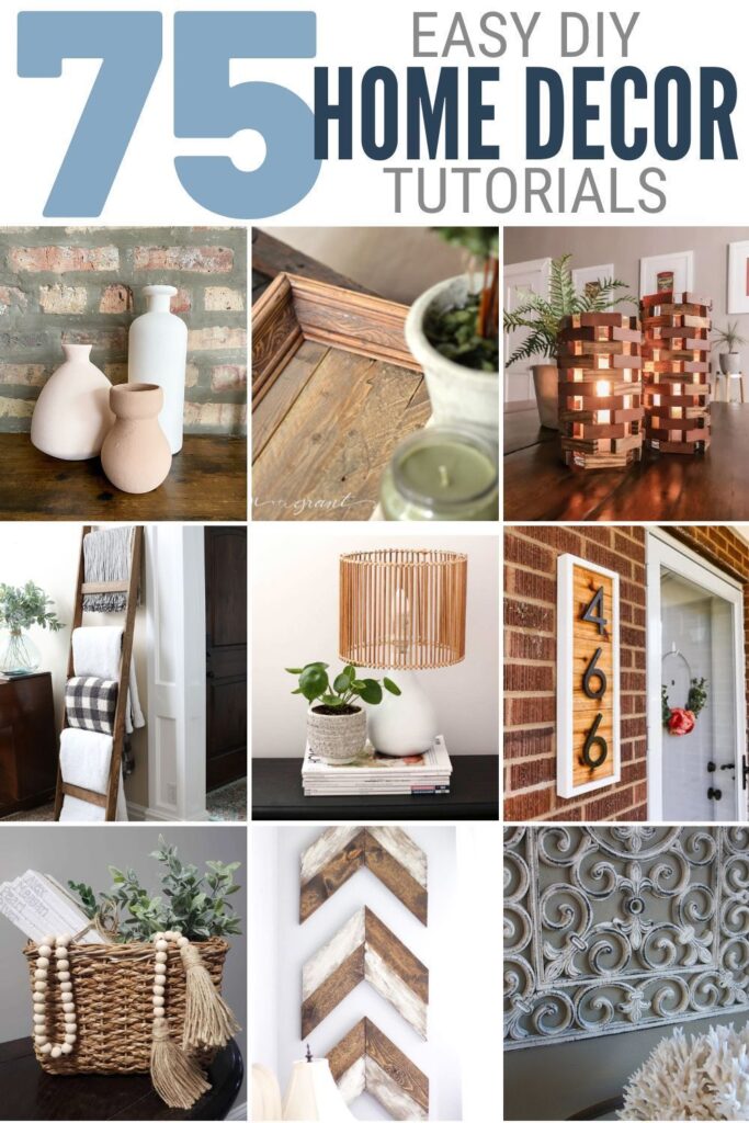 easy DIY home decor projects for small apartments example