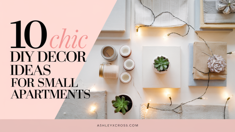 easy DIY home decor projects for small apartments illustration