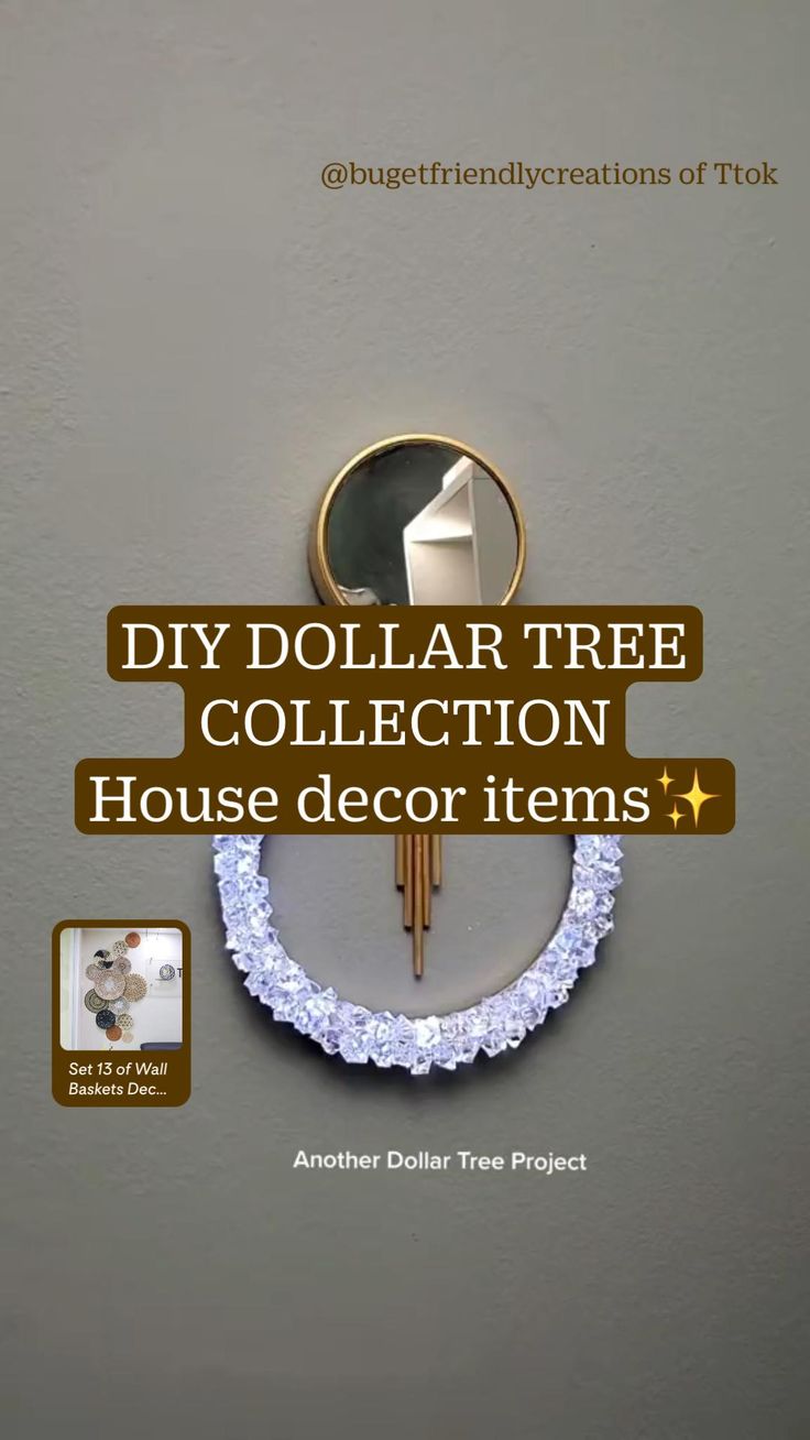easy DIY home decor projects with dollar tree items example