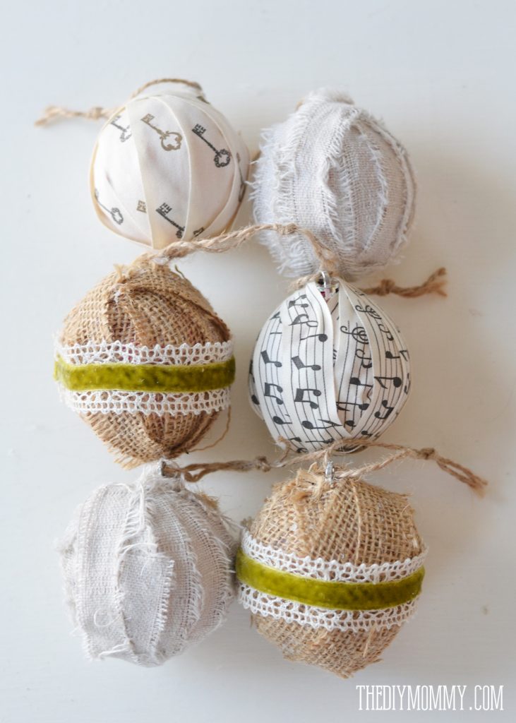 fabric DIY home decor projects frugal visual guide