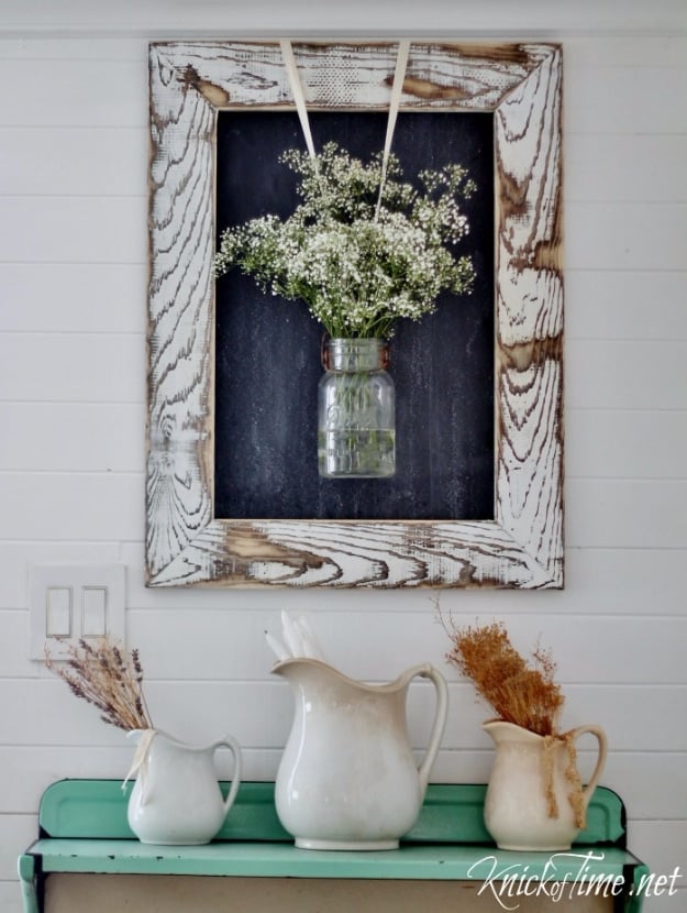 farmhouse style DIY decor for a low budget example