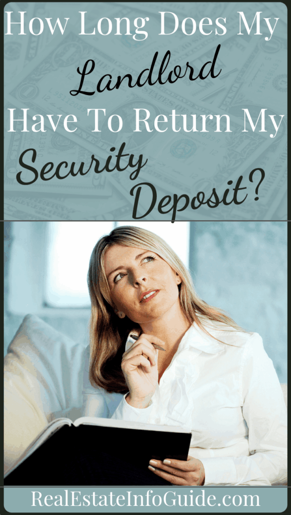 how long does a landlord have to return security deposit illustration