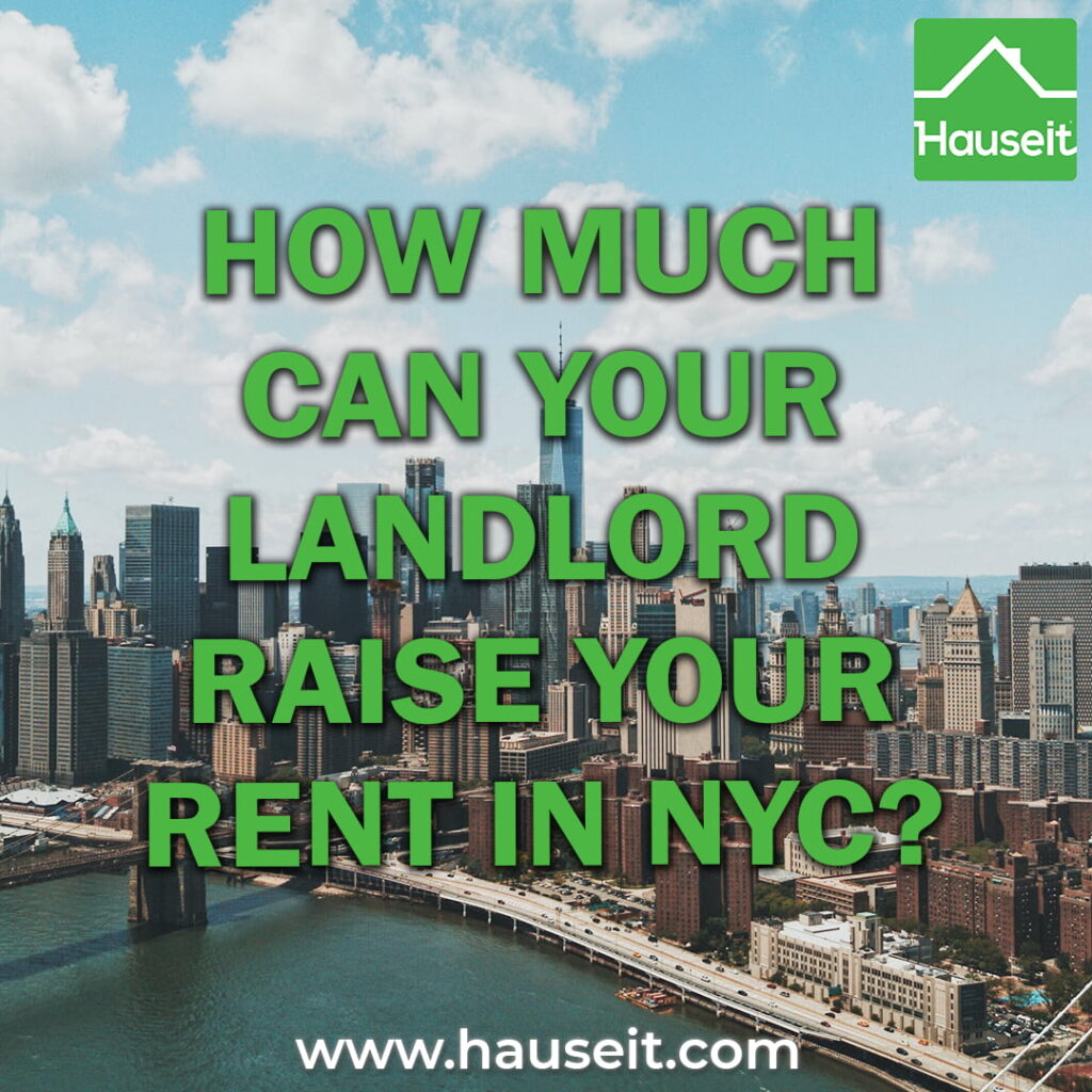 how much can landlord raise rent nyc illustration
