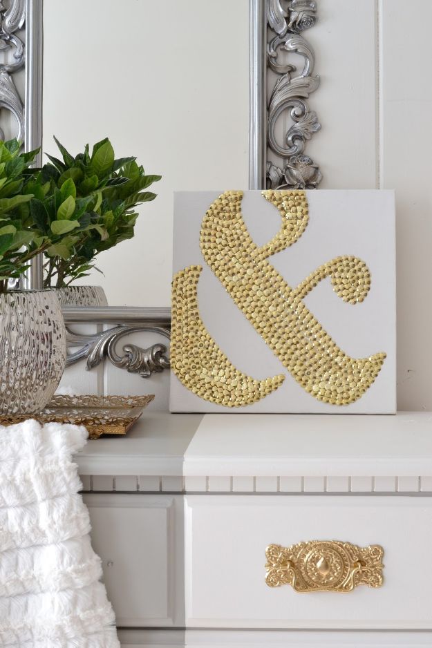 how to make cheap DIY home decor art illustration