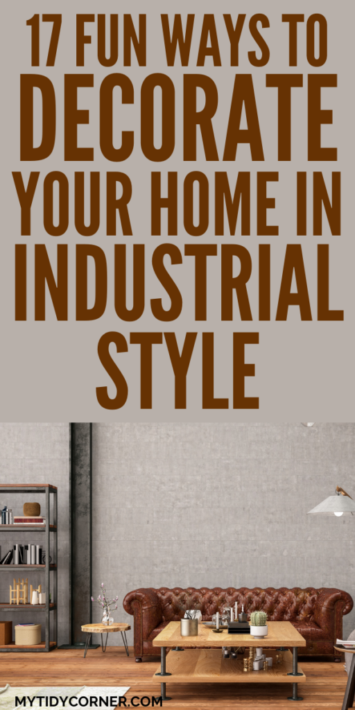 industrial style DIY home decor for less visual guide