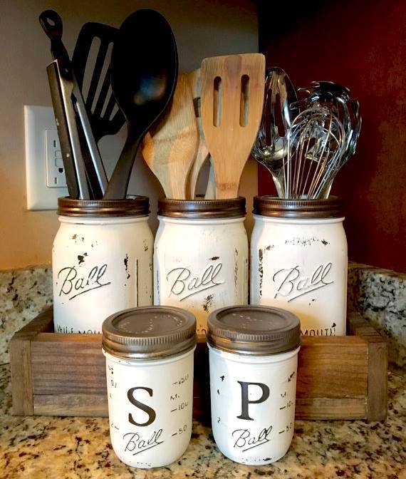 mason jar DIY home decor ideas cheap diagram
