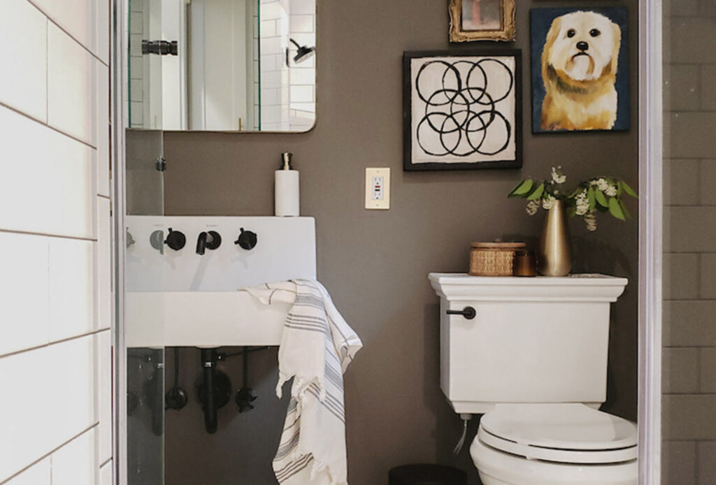 simple DIY bathroom decor on a shoestring budget visual guide
