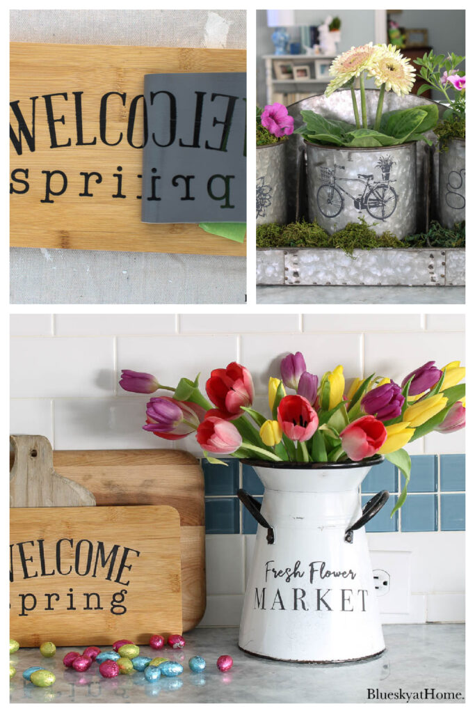spring DIY home decor projects frugal example