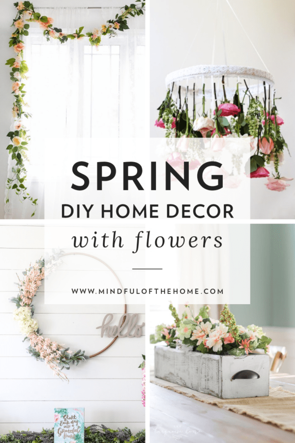 spring DIY home decor projects frugal visual guide