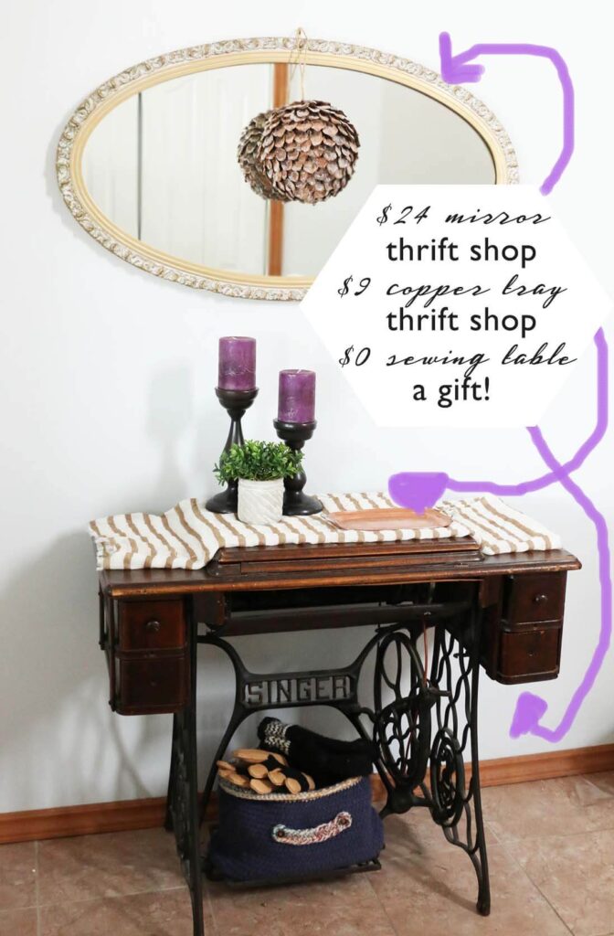 thrift store DIY decor ideas on a budget diagram