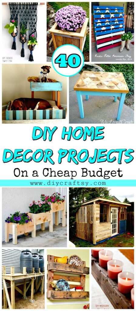 weekend DIY home decor projects for cheap diagram