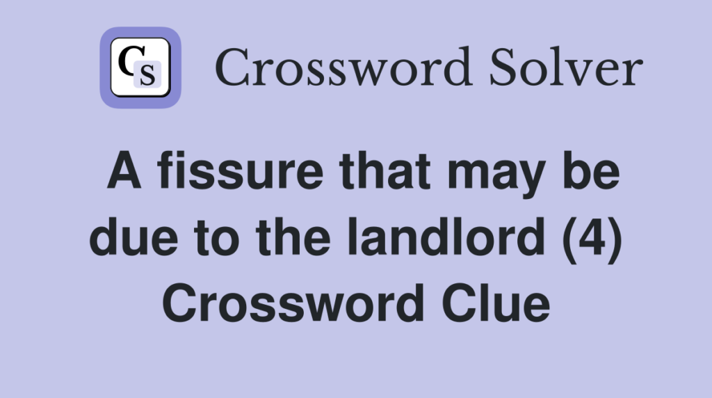 when a check to a landlord is due crossword illustration
