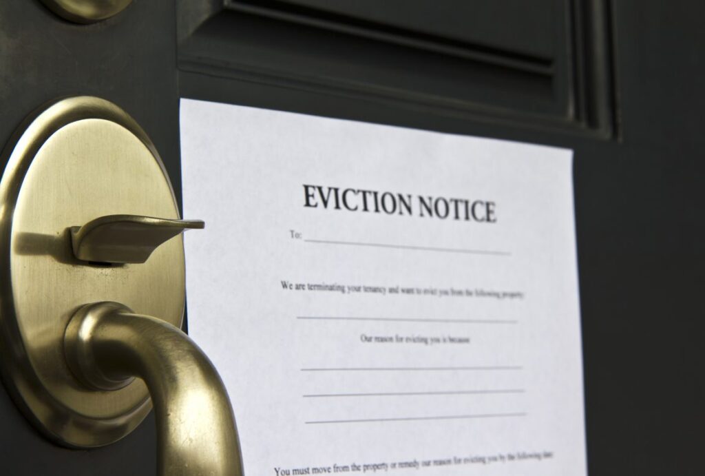 when can a landlord evict you illustration