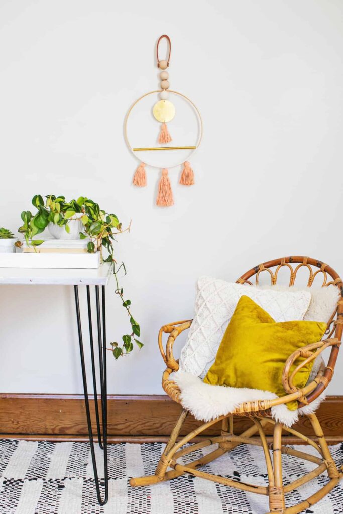 DIY affordable scandinavian wall art decor illustration