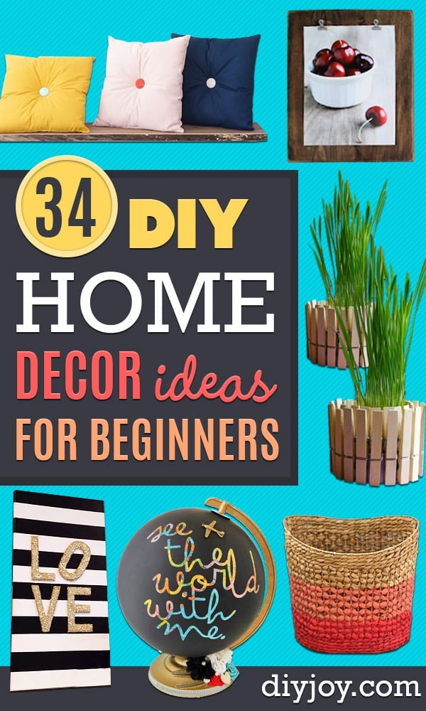 DIY home decor for beginners illustration