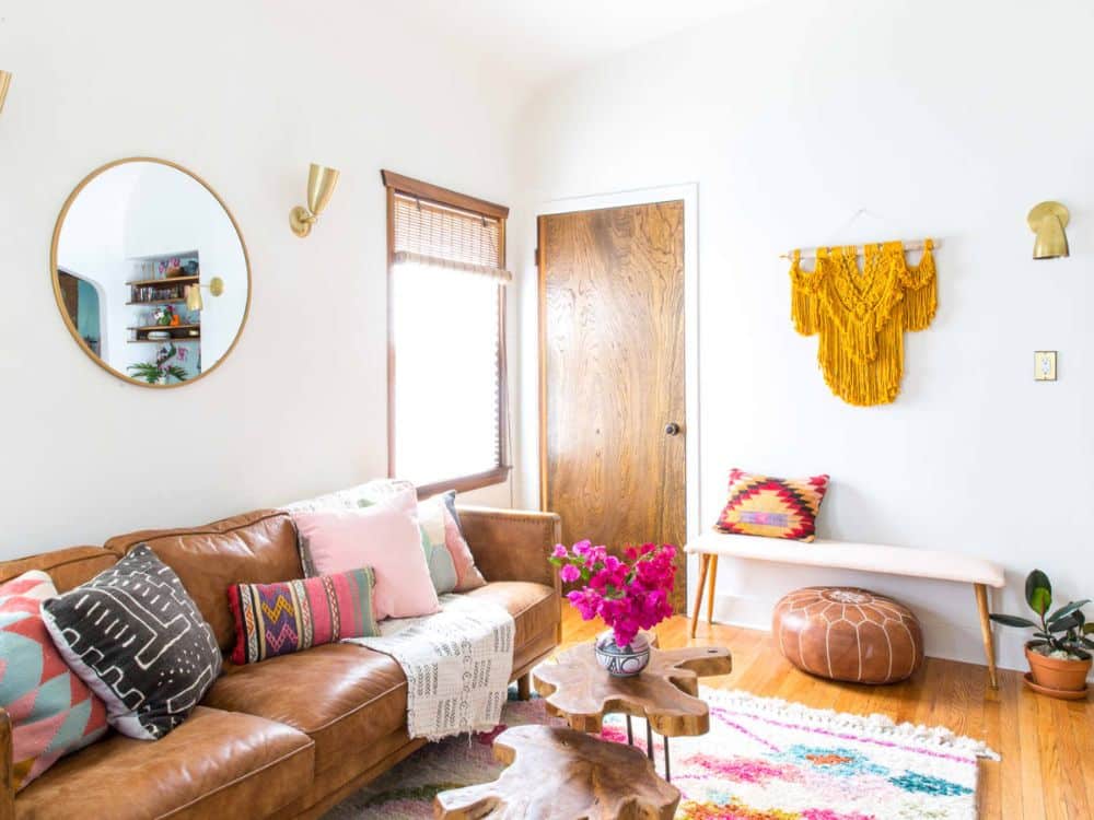 colorful bohemian home decor ideas example
