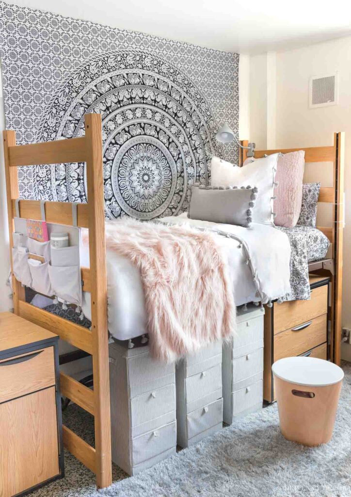 dorm room decor ideas for girls illustration