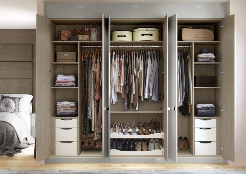home decor storage solutions for bedrooms illustration