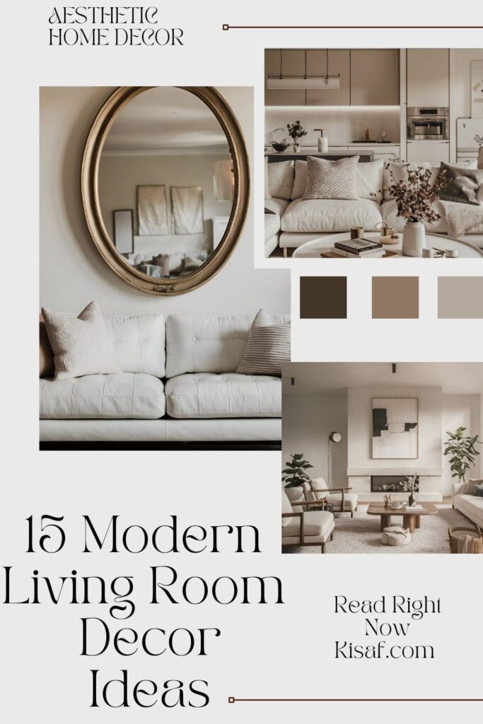 modern home decor ideas living room illustration