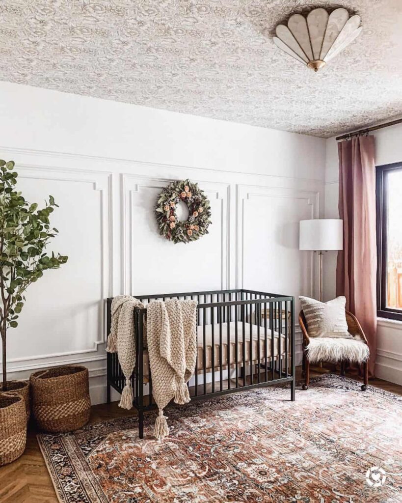 nursery room decor gender neutral illustration