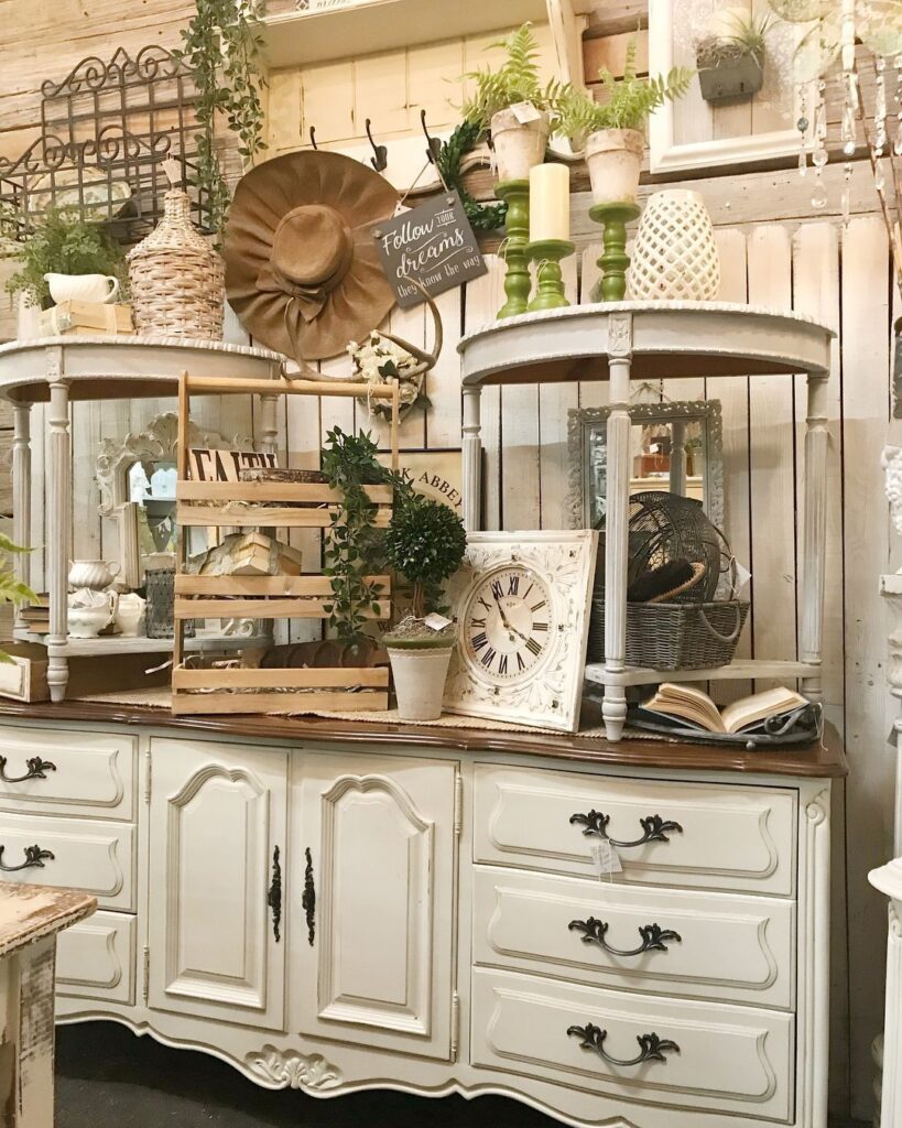 vintage home decor online stores illustration